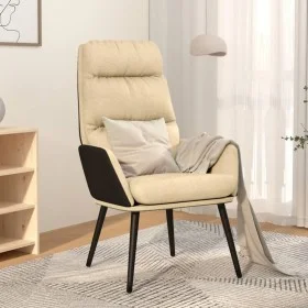 Cream fabric relaxation armchair by , Armchairs - Ref: Foro24-341121, Price: 98,35 €, Discount: %