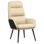 Sillón de relax de tela crema de , Sillones - Ref: Foro24-341121, Precio: 98,35 €, Descuento: %