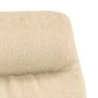 Cream fabric relaxation armchair by , Armchairs - Ref: Foro24-341121, Price: 98,35 €, Discount: %