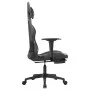 Gaming-Stuhl mit Massage-Fußstütze aus schwarzem Camouflage-Kunstleder von , Gaming-Stühle - Ref: Foro24-345468, Preis: 125,5...