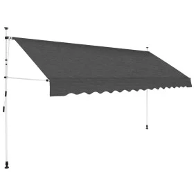 Manually operated retractable awning anthracite 350 cm by vidaXL, Awnings - Ref: Foro24-143691, Price: 88,98 €, Discount: %