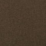 Cabeceros 2 unidades de tela marrón oscuro 100x7x78/88 cm