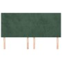 Kopfteile 4 Einheiten aus dunkelgrünem Samt 80x5x78/88 cm von , Kopf- und Fußteile - Ref: Foro24-3116109, Preis: 113,16 €, Ra...