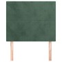 Kopfteile 2 Einheiten aus dunkelgrünem Samt 80x5x78/88 cm von , Kopf- und Fußteile - Ref: Foro24-3116085, Preis: 61,56 €, Rab...