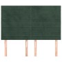 Kopfteile 4 Einheiten dunkelgrüner Samt 72x5x78/88 cm von , Kopf- und Fußteile - Ref: Foro24-3116523, Preis: 102,96 €, Rabatt: %