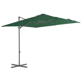 Widerschwinger mit grüner Stahlstange 250x250 cm von vidaXL, Sonnenschirme - Ref: Foro24-44625, Preis: 95,37 €, Rabatt: %