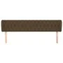 Cabecero de tela marrón oscuro 183x23x78/88 cm de , Cabeceros y pies de cama - Ref: Foro24-3117497, Precio: 88,87 €, Descuent...
