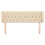 Kopfteil aus cremefarbenem Stoff, 147 x 23 x 78/88 cm von , Kopf- und Fußteile - Ref: Foro24-3117483, Preis: 95,31 €, Rabatt: %