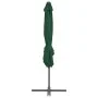 Cantilever umbrella with green steel pole 250x250 cm by vidaXL, Umbrellas - Ref: Foro24-44625, Price: 95,32 €, Discount: %
