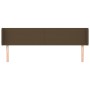 Dark gray fabric headboard 203x16x78/88 cm by , Headboards and footboards - Ref: Foro24-3118513, Price: 67,87 €, Discount: %