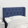Blue fabric headboard 83x16x78/88 cm by , Headboards and footboards - Ref: Foro24-3119084, Price: 49,33 €, Discount: %