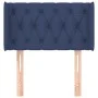 Kopfteil aus blauem Stoff, 83 x 16 x 78/88 cm von , Kopf- und Fußteile - Ref: Foro24-3119084, Preis: 48,06 €, Rabatt: %