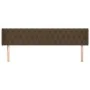 Cabecero de tela gris oscuro 203x16x78/88 cm de , Cabeceros y pies de cama - Ref: Foro24-3119129, Precio: 99,17 €, Descuento: %