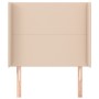 Kopfteil mit Ohren, Cappuccino-Kunstleder, 83 x 16 x 118/128 cm von , Kopf- und Fußteile - Ref: Foro24-3119377, Preis: 65,24 ...