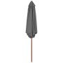 Gartenschirm mit Holzstange 270 cm Anthrazit von vidaXL, Sonnenschirme - Ref: Foro24-44515, Preis: 60,22 €, Rabatt: %
