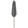 Gartenschirm mit Holzstange 270 cm Anthrazit von vidaXL, Sonnenschirme - Ref: Foro24-44515, Preis: 59,14 €, Rabatt: %