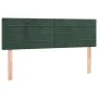 Cabecero con LED de terciopelo gris oscuro 144x5x78/88 cm de , Cabeceros y pies de cama - Ref: Foro24-3121803, Precio: 58,20 ...