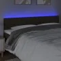 Kopfteil aus dunkelbraunem Stoff mit LED 180x7x78/88 cm von , Kopf- und Fußteile - Ref: Foro24-3121965, Preis: 83,42 €, Rabat...