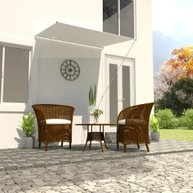 Retractable awning 150x150 cm cream by vidaXL, Awnings - Ref: Foro24-143764, Price: 41,41 €, Discount: %