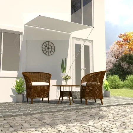 Toldo retráctil 150x150 cm crema de vidaXL, Toldos - Ref: Foro24-143764, Precio: 45,10 €, Descuento: %