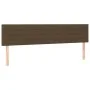Box spring bed with dark brown fabric mattress 160x200 cm by , Beds and slatted bases - Ref: Foro24-3126336, Price: 496,84 €,...