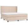 Boxspringbett mit Cappuccino-Kunstledermatratze 180x200cm von , Betten und Lattenroste - Ref: Foro24-3128930, Preis: 661,88 €...
