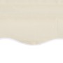 Toldo de lona blanco crema 500x300 cm