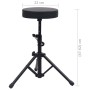 Black Keyboard Stand and Stool Set by vidaXL, Benches and stools - Ref: Foro24-70095, Price: 58,25 €, Discount: %