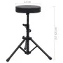 Black Keyboard Stand and Stool Set by vidaXL, Benches and stools - Ref: Foro24-70095, Price: 57,49 €, Discount: %