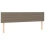 Box spring bed with taupe gray fabric mattress 200x200 cm by , Beds and slatted bases - Ref: Foro24-3130381, Price: 631,21 €,...