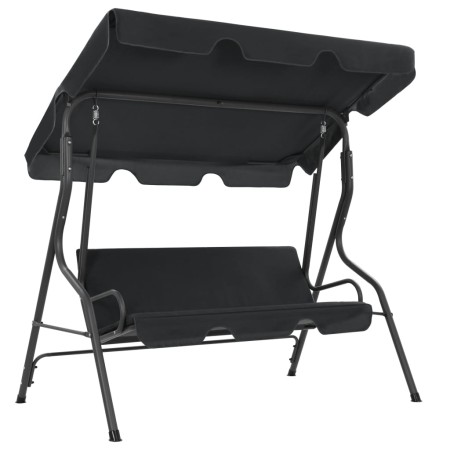 Anthracite gray garden swing swing 170x110x153 cm by vidaXL, Garden rockers - Ref: Foro24-45352, Price: 166,58 €, Discount: %