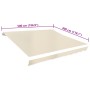 Toldo de lona blanco crema 500x300 cm