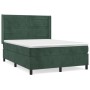 Boxspringbett mit dunkelgrüner Samtmatratze 140x200 cm von , Betten und Lattenroste - Ref: Foro24-3132744, Preis: 504,36 €, R...