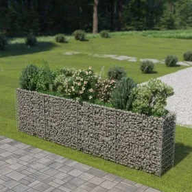 Steel gabion bed 360x50x100 cm by vidaXL, Pots and planters - Ref: Foro24-143560, Price: 167,83 €, Discount: %