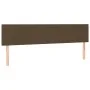 Box spring bed with LED mattress dark brown fabric 180x200 cm by , Beds and slatted bases - Ref: Foro24-3133576, Price: 529,3...