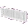 Steel gabion bed 360x50x100 cm by vidaXL, Pots and planters - Ref: Foro24-143560, Price: 171,46 €, Discount: %