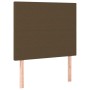 Box spring bed with dark brown fabric mattress 120x200 cm by , Beds and slatted bases - Ref: Foro24-3136424, Price: 455,63 €,...