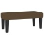 Box spring bed with dark brown fabric mattress 120x200 cm by , Beds and slatted bases - Ref: Foro24-3136824, Price: 482,23 €,...