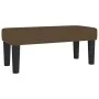 Box spring bed with dark brown fabric mattress 120x200 cm by , Beds and slatted bases - Ref: Foro24-3136824, Price: 473,58 €,...