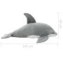 Delfín de peluche gris de vidaXL, Animales de peluche - Ref: Foro24-80231, Precio: 59,64 €, Descuento: %