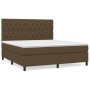 Boxspringbett mit dunkelbrauner Stoffmatratze 160x200 cm von , Betten und Lattenroste - Ref: Foro24-3142028, Preis: 603,89 €,...