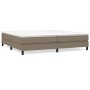 Boxspringbett mit taupegrauer Stoffmatratze 200x200 cm von , Betten und Lattenroste - Ref: Foro24-3144105, Preis: 566,87 €, R...