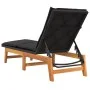 Tumbonas con cojines 2 uds ratán sintético madera maciza acacia de , Tumbonas - Ref: Foro24-319725, Precio: 303,41 €, Descuen...