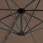 Sombrilla voladiza con poste de aluminio gris topo 300 cm de vidaXL, Sombrillas - Ref: Foro24-44623, Precio: 125,83 €, Descue...