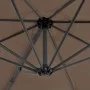 Sombrilla voladiza con poste de aluminio gris topo 300 cm de vidaXL, Sombrillas - Ref: Foro24-44623, Precio: 124,34 €, Descue...