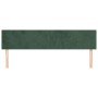 Kopfteile 2 Einheiten aus dunkelgrünem Samt 80x5x78/88 cm von , Kopf- und Fußteile - Ref: Foro24-345821, Preis: 61,56 €, Raba...