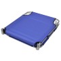 Klappbare Stahlliege mit Kopfpolster stahlblau von , Liegen - Ref: Foro24-41481, Preis: 65,97 €, Rabatt: %
