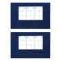 Party tent walls with window 2 pcs PE blue by , Tents and gazebos - Ref: Foro24-45115, Price: 20,19 €, Discount: %