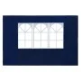 Party tent walls with window 2 pcs PE blue by , Tents and gazebos - Ref: Foro24-45115, Price: 20,19 €, Discount: %