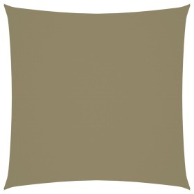 Quadratische Segelmarkise aus beigem Oxford-Stoff, 3 x 3 m von , Sonnenschirme - Ref: Foro24-135137, Preis: 36,29 €, Rabatt: %
